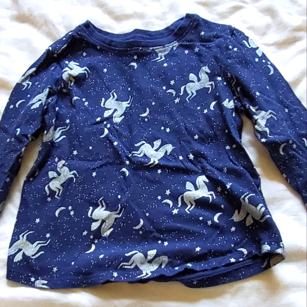 Old Navy 3T Unicorn Print Top
